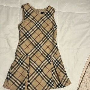 Kids Burberry Pleated Dress Size 6